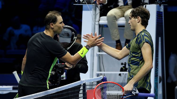 Rafael Nadal musste Taylor Fritz gratulieren.