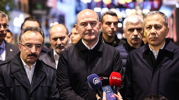 Der türkische Innenminister Soylu behauptet, der Befehlt für den Anschlag in Istanbul sei aus der nordsyrischen Kurdenhochburg Kobane gekommen.