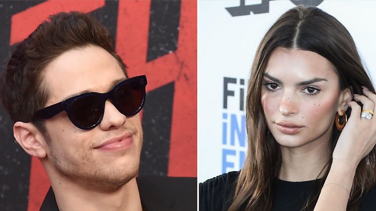 Befinden sich offenbar "in einem sehr frühen Stadium": Pete Davidson und Emily Ratajkowski.