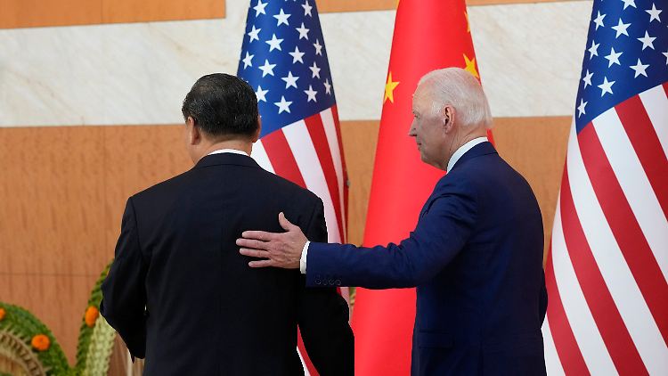  "Ich glaube, wir verstehen uns gegenseitig", sagte US-Präsident Biden nach seinem Treffem mit dem chinesischen Präsidenten Xi am Montag.
