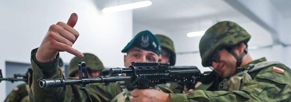 Die Warschauer-Armee bei einem Trainingstag Ende Oktober.
