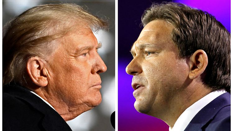 Ron DeSantis gilt als aussichtsreichster Herausforderer Trumps.