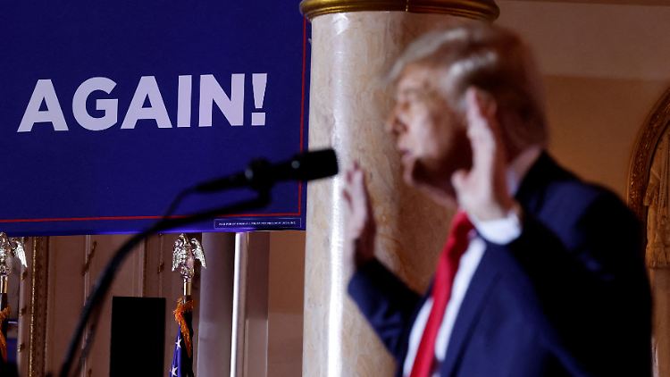 Noch einmal! Donald Trump hat vor, wieder ins Weiße Haus einzuziehen. 