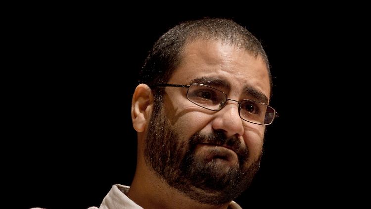 Monatelang nahm Abdel Fattah nur 100 Kalorien am Tag zu sich, um gegen seine Inhaftierung zu protestieren.