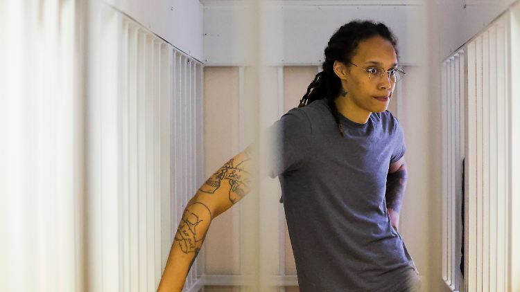 Brittney Griner im August dieses Jahres: Die Basketballerin wurde zu neun Jahren Gefängnis verurteilt.