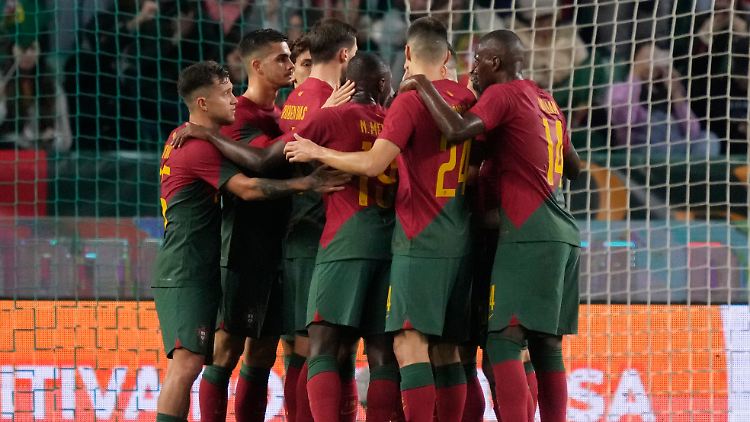 Gute Laune vor der WM: Portugal scheint bereit für Katar.