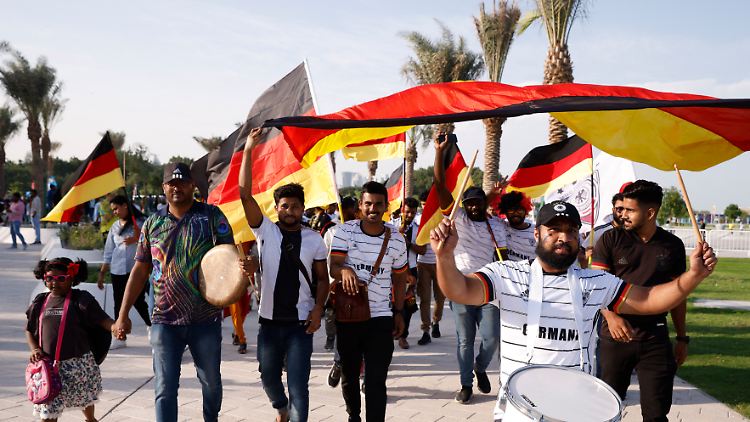 Die "Germany Fans Qatar".