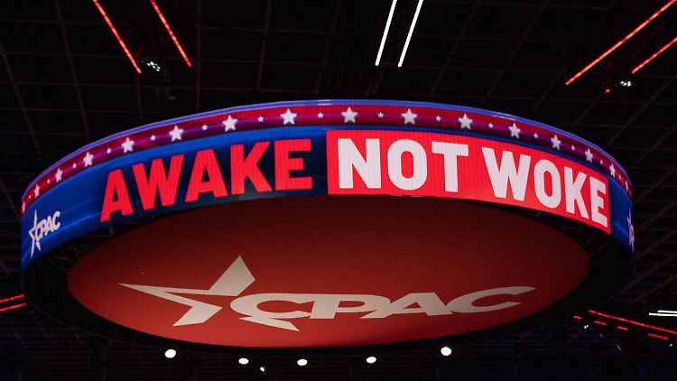 "Wach statt woke" war der Wahlspruch der Conservative Political Action Conference (CPAC), die im Februar in Florida stattfand.