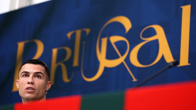 Ronaldo ist bei Portugal gesetzt. Anders als im Klub.