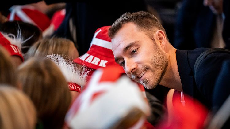 Eriksen kehrte im März in die dänische Nationalelf zurück.