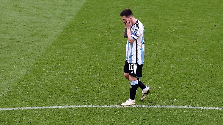 Oha, Lionel Messi und seine Argentinier wurden bei der WM krachend ernüchtert.