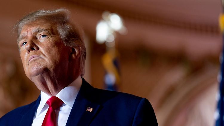 Ex-US-Präsident Donald Trump in seinem Anwesen Mar-a-Lago.