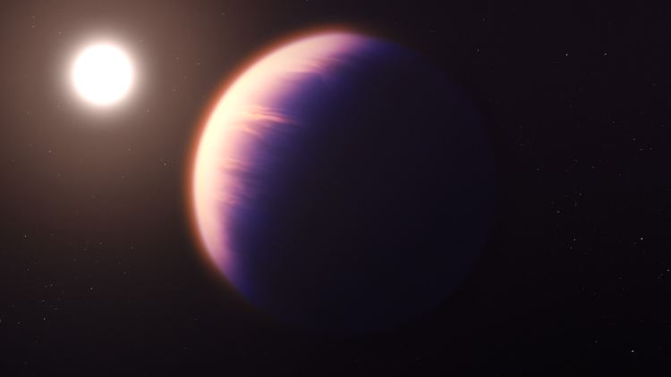 Der Exoplanet WASP-39b ist etwa 700 Lichtjahre von der Erde entfernt.
