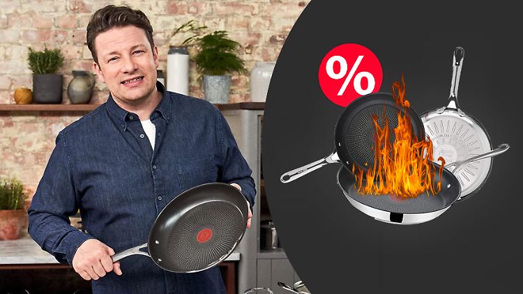 Heißer Deal? Hier gibt es die Jamie-Oliver-Pfanne zum Black Friday gerade am günstigsten.