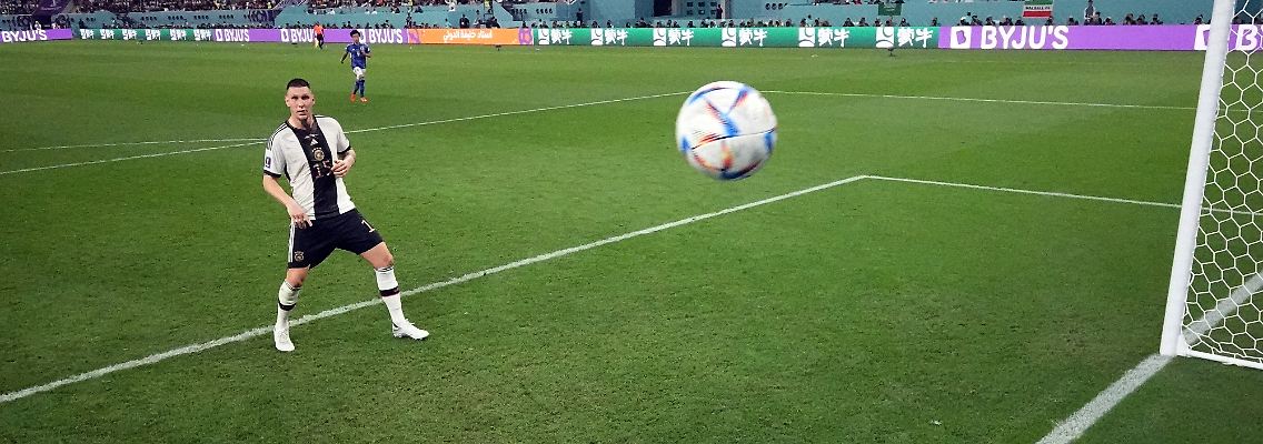 Beim 1:2 von Asano hob Süle das Abseits auf.