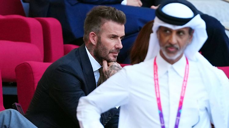 Beckham während des englischen Auftaktspiels gegen Iran.