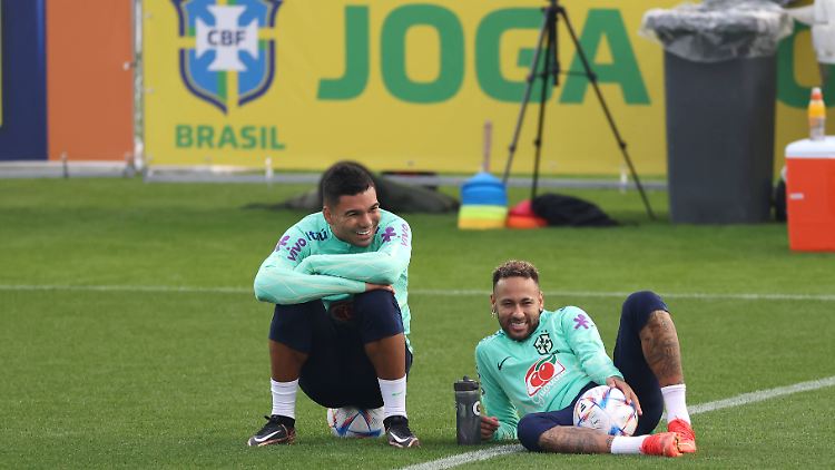 Casemiro und Neymar.