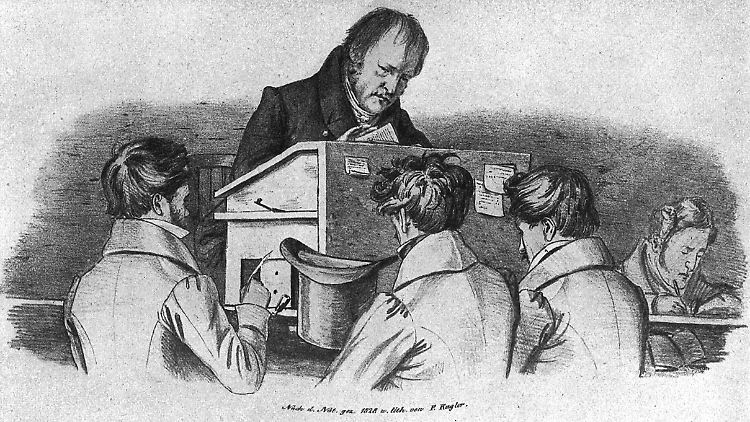 Hegel lebte von 1770 bis 1831 und gilt als der wichtigste Vertreter des deutschen Idealismus.