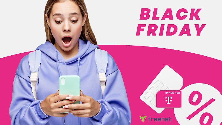 Dieser Deal lässt sich sehen: Bei freenet gibt es zum Black Friday ordentlich Datenvolumen zum Schnäppchenpreis.