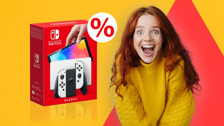 Die Nintendo Switch OLED gibt es am Black Friday 2022 und Cyber Monday mit Rabatt bei eBay.