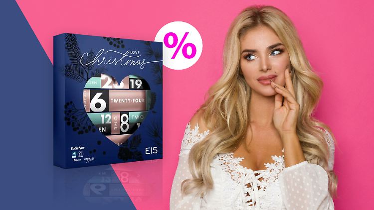 Erotischer Advent: Bei Eis.de gibt es jetzt am Black Friday einen Kracher-Rabatt zum Premium-Adventskalender.