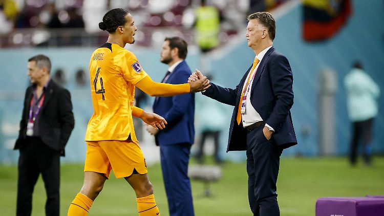 Van Gaal und sein Anker in der Abwehr.