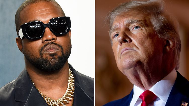 Der kommende Präsident und sein Vize - wenn es nach Kanye West geht.