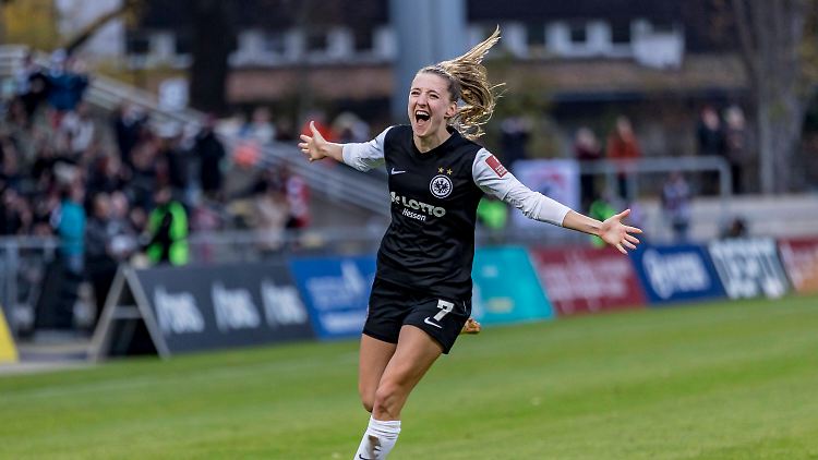 Lara Prasnikar schoss Eintracht Frankfurt auf Platz zwei der Frauen-Bundesliga.
