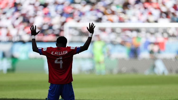 Keysher Fuller organisierte Costa Rica ein Gruppenendspiel gegen die deutsche Mannschaft.