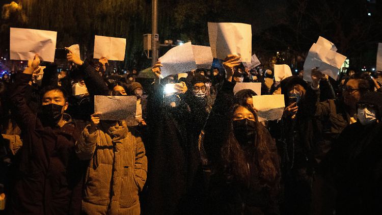 Der strikte Corona-Eindämmungskurs sorgt in China für Proteste. 