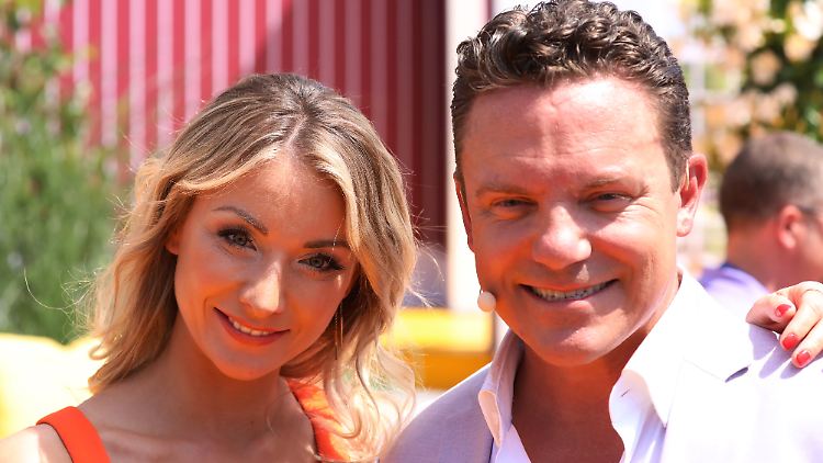 Vielleicht doch keine ganz so gütliche Trennung? Anna-Carina Woitschack und Stefan Mross.