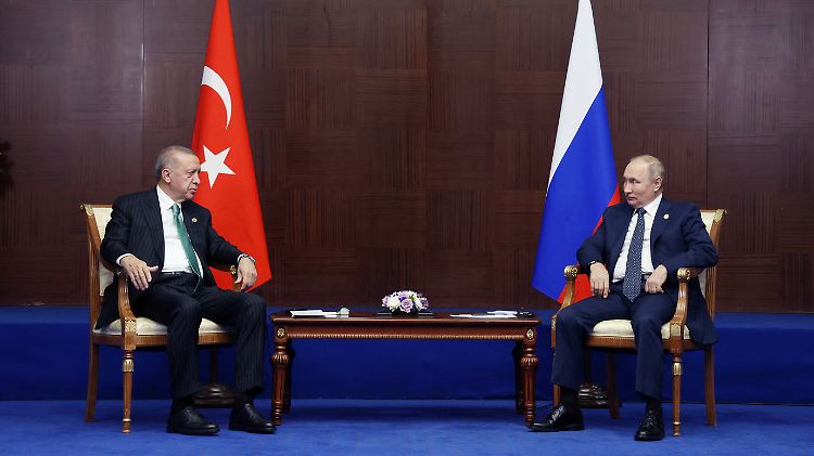 Haben in Syrien unterschiedliche Interessen: der türkische Präsident Erdogan und Russlands Präsident Putin.