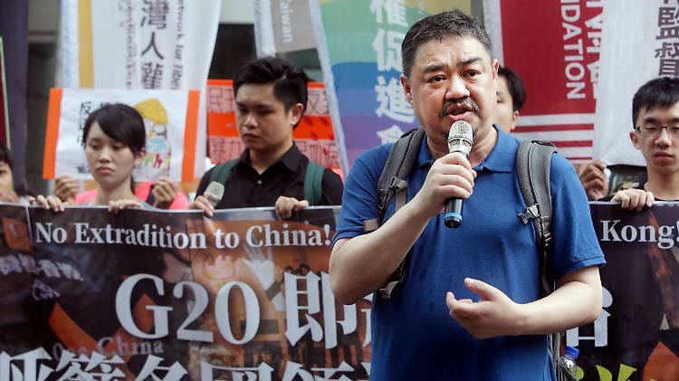 Wu'er Kaixi engagierte sich aus dem Exil in Taiwan auch für die Proteste in Hong Kong 2019.