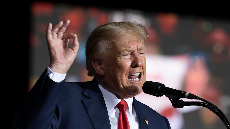 Hat sich früh aus der Deckung gewagt: Donald Trump.