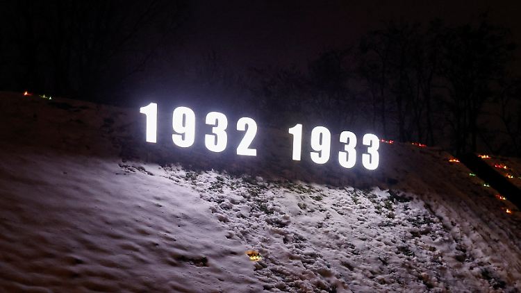 Mahnmal für die Opfer des Holodomor in Kiew.
