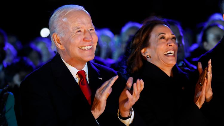 Biden und Harris könnten 2024 jeweils für die Demokraten antreten wollen.