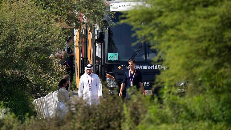 Der DFB-Tross hat sich im Zulal Resort konsequent abgeschottet.