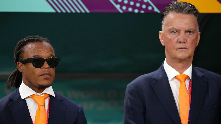 Das hier sind nicht Will Smith und Tommy Lee Jones in "Men in Black", das hier sind Edgar Davids (l.) und der zukünftige König der Welt.