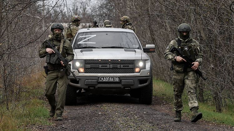 Russische Kämpfer in der Ukraine.