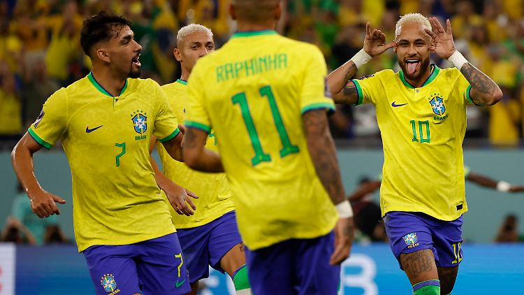 Neymar und Co. tanzen Südkorea aus.