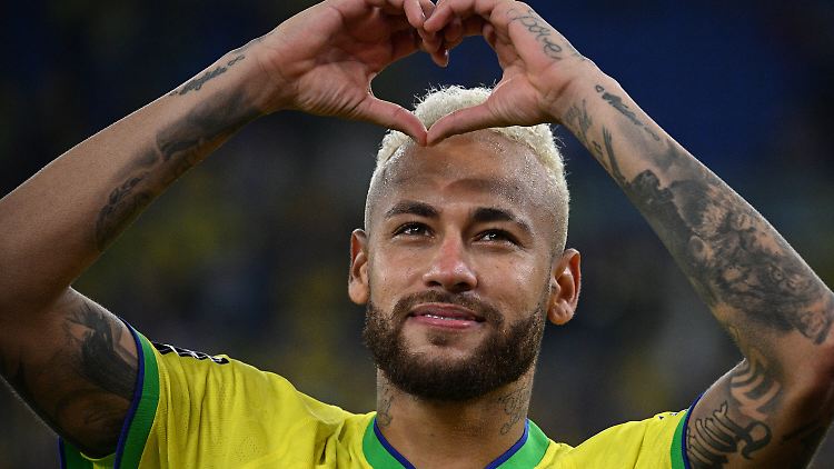 Diese Liebe beruht auf Gegenseitigkeit: Neymar.