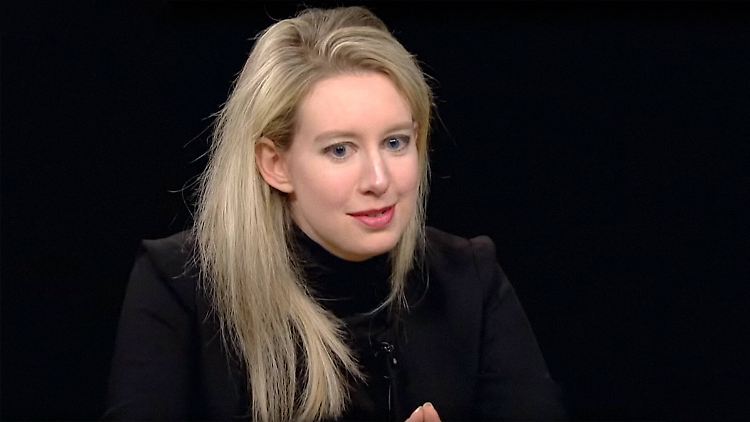 Holmes hatte Theranos 2003 im Alter von nur 19 Jahren gegründet.