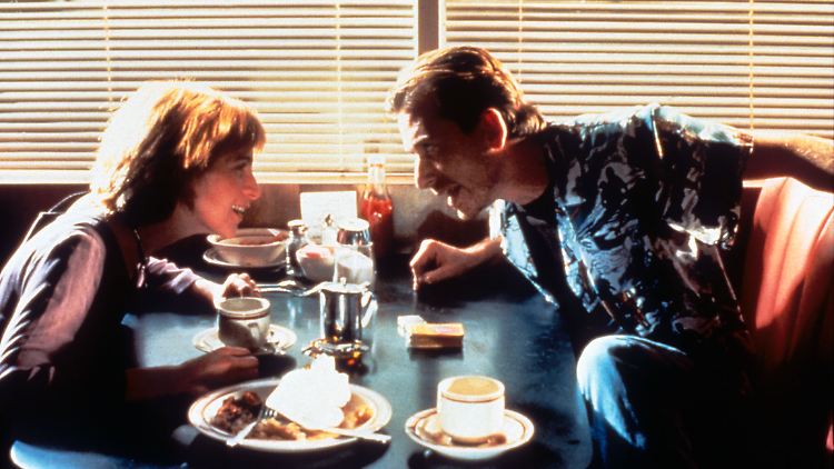 Amanda Plummer und Tim Roth spielen das Pärchen "Honey Bunny" und "Pumpkin", das sich nur noch mit dem Überfall eines Diner zu helfen weiß.