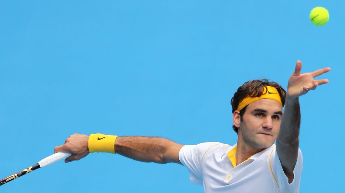 Souverän: Roger Federer gab in drei Sätzen nicht genug Spiele ab, um einen Satz verlieren zu können.