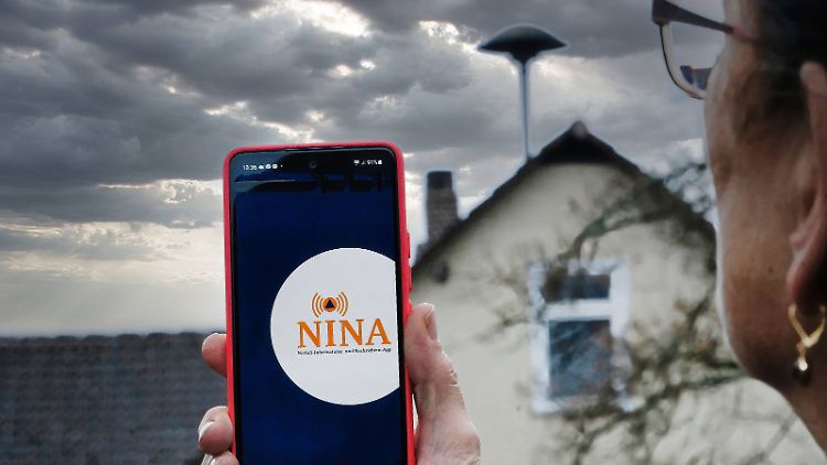 Auch über die Warn-App Nina kam ein Probealarm an. 