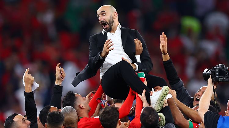 Gefeierter Mann: Walid Regragui.