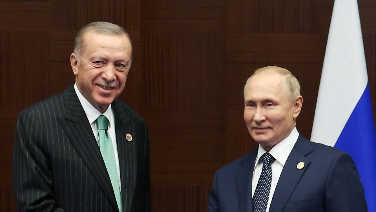 Keine Berühungsängste: Erdogan und Putin.