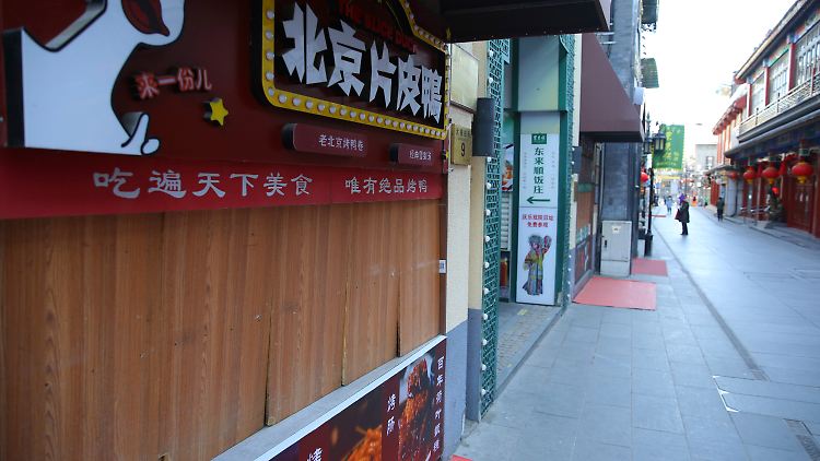 Viele Restaurants sind trotz der Lockerung der Corona-Maßnahmen in China noch immer geschlossen. 