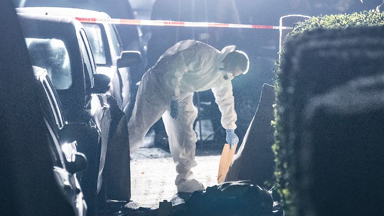 Die Spurensuche im Frankfurter Stadtteil Rödelheim dauerte die ganze Nacht an.