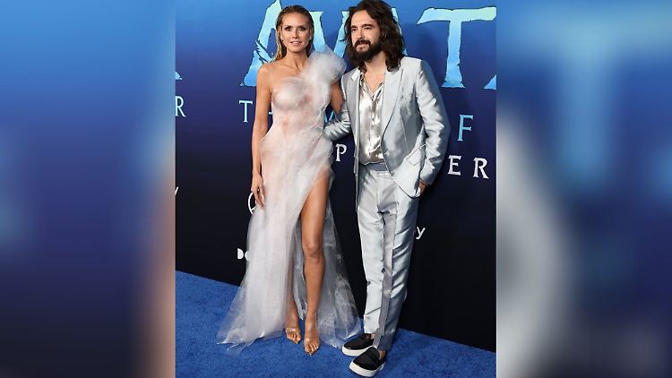 Zu der Filmpremiere wurde Klum von Ehemann Tom Kaulitz begleitet.